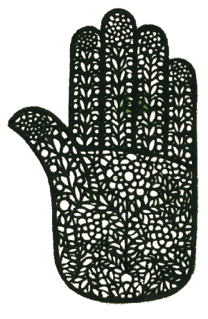 Mehndi Stencil example